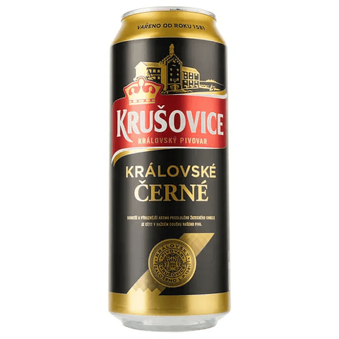 Пиво Krusovice Cerne, темне, 3,8%, з/б, 0,5 л 4820046962140 фото